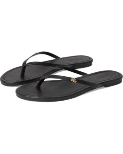 Lauren Ralph Lauren Raquel Leather Flip-flops | Sandals