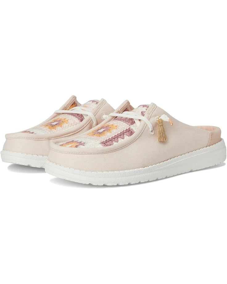 Hey Dude Wendy Slip Cottage Crochet | Loafers 3 Hey Dude Wendy Slip Cottage Crochet | Loafers