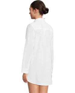 Tommy Bahama Shoreline Cotton Boyfriend Shirt | Swimwear -Shoe Vogue Shop 61VGt6mGM7L. AC SR736920