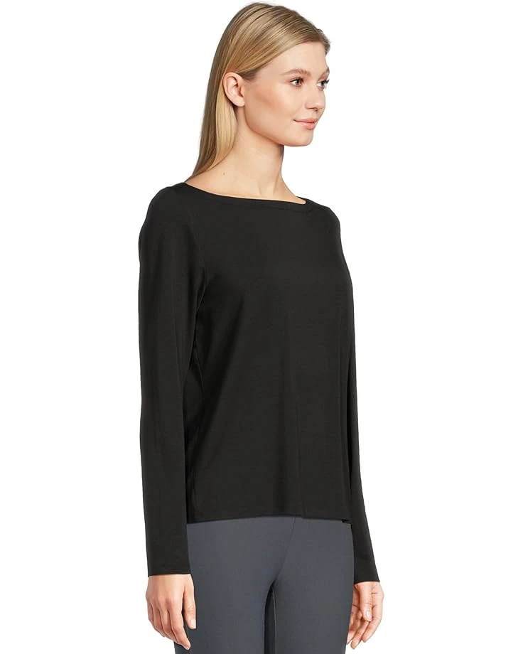 Eileen Fisher Bateau Neck Long Sleeve Top | Shirts & Tops 4 Eileen Fisher Bateau Neck Long Sleeve Top | Shirts & Tops - Image 2