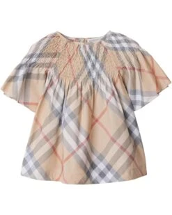 Burberry Kids Cali Check Top (Toddler/Little Kid/Big Kid) | Shirts & Tops