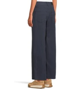 Paige Ari With Waistband Tie And Stitch Thru Pockets in Vintage Navy Seascape | Jeans -Shoe Vogue Shop 61WAjzAWCDL. AC SR736920