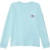 Vineyard Vines Kids Girls Soccer Whale Long Sleeve Tee (Toddler/Little Kid/Big Kid) | Shirts & Tops