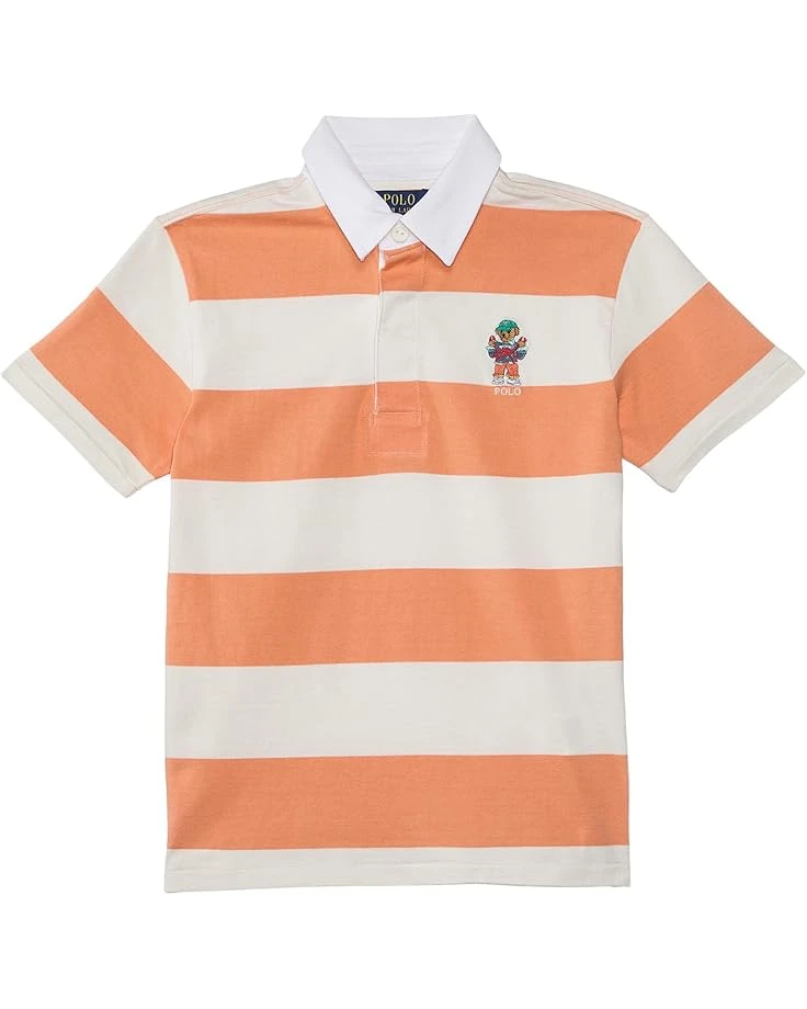 Polo Ralph Lauren Kids Polo Bear Short-Sleeve Rugby Shirt (Toddler/Little Kid) | Shirts & Tops 3 Polo Ralph Lauren Kids Polo Bear Short-Sleeve Rugby Shirt (Toddler/Little Kid) | Shirts & Tops