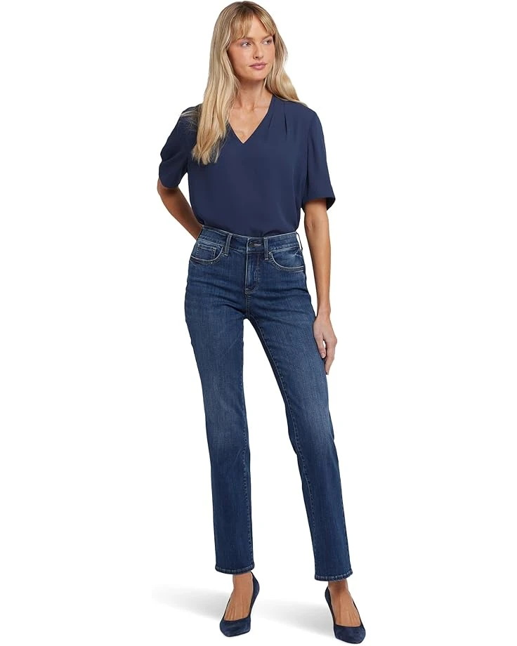 NYDJ Marilyn Straight Jeans in Rio Rapids 3 NYDJ Marilyn Straight Jeans in Rio Rapids