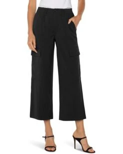 Liverpool Los Angeles Hi-Rise Cargo Crop Straight Pant 26" | Pants