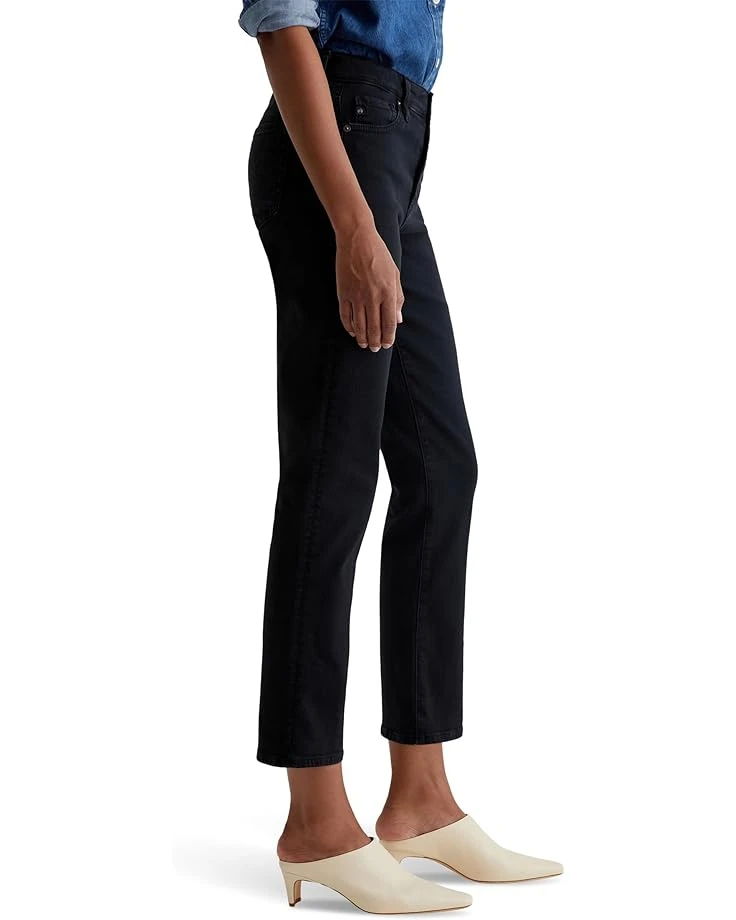 AG Jeans Mari Mid Rise Slim Straight Crop Jeans in Sulfur Black 4 AG Jeans Mari Mid Rise Slim Straight Crop Jeans in Sulfur Black - Image 2