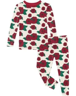 Kickee Pants Kids Print Long Sleeve Pajama Set (Big Kid) | Sleepwear -Shoe Vogue Shop 61bqjkyeqLL. AC SR736920