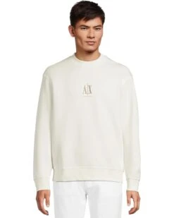 Armani Exchange Icon Logo Sweatshirt | Hoodies & Sweatshirts -Shoe Vogue Shop 61cGvICfL. AC SR736920