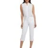 NYDJ Marilyn Straight Crop with Side Plackets Jeans in Optic White -Shoe Vogue Shop 61cPi4EKGkL. AC SR736920