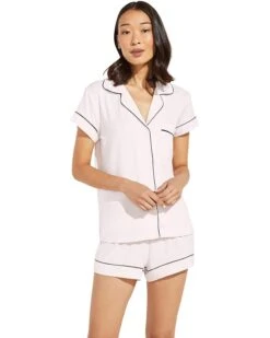 Eberjey Gisele - Shortie Short PJ Set | Sleepwear -Shoe Vogue Shop 61dFRVdDX6L. AC SR736920