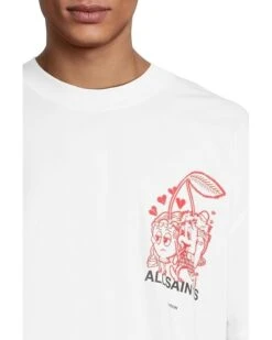 AllSaints Breakup Short Sleeve Crew | Shirts & Tops -Shoe Vogue Shop 61dX876rXNL. AC SR736920
