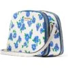 Kate Spade New York Devin Springtime Blooms Embossed Saffiano Leather Double Zip Dome Crossbody | Handbags