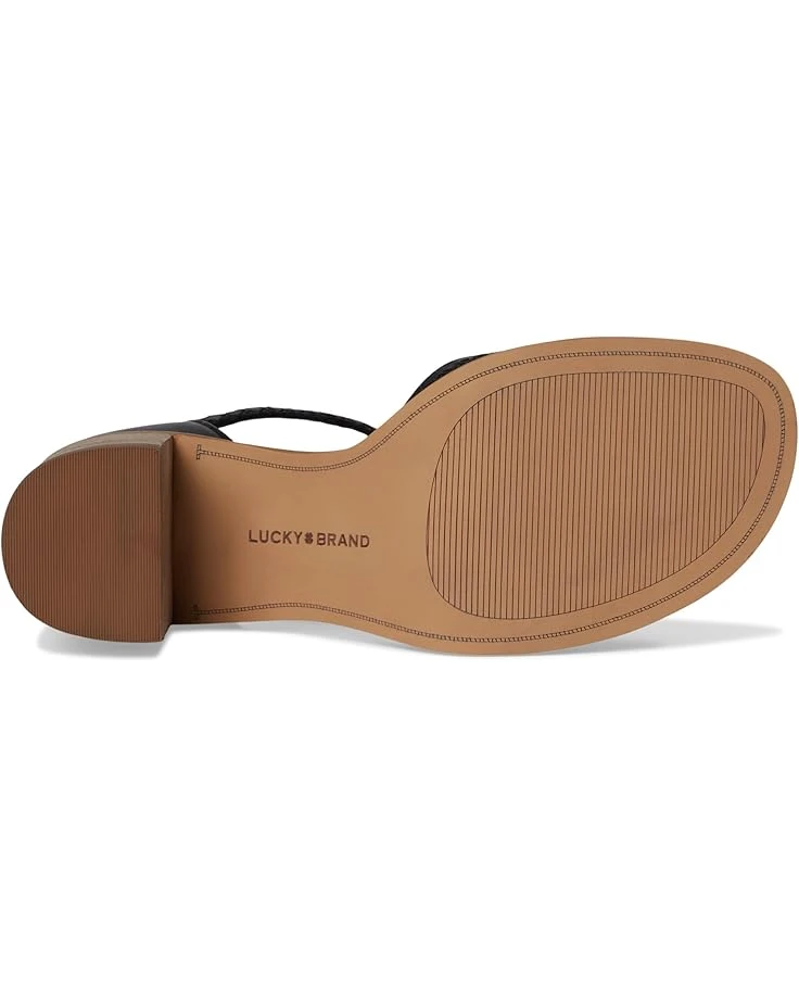 Lucky Brand Shivona Stitched Heeled Sandal | Heels 5 Lucky Brand Shivona Stitched Heeled Sandal | Heels - Image 3