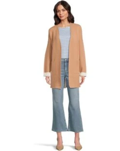 NIC+ZOE Sunset Breeze Reversible Knit Jacket | Coats & Outerwear -Shoe Vogue Shop 61ellsbNGGL. AC SR736920