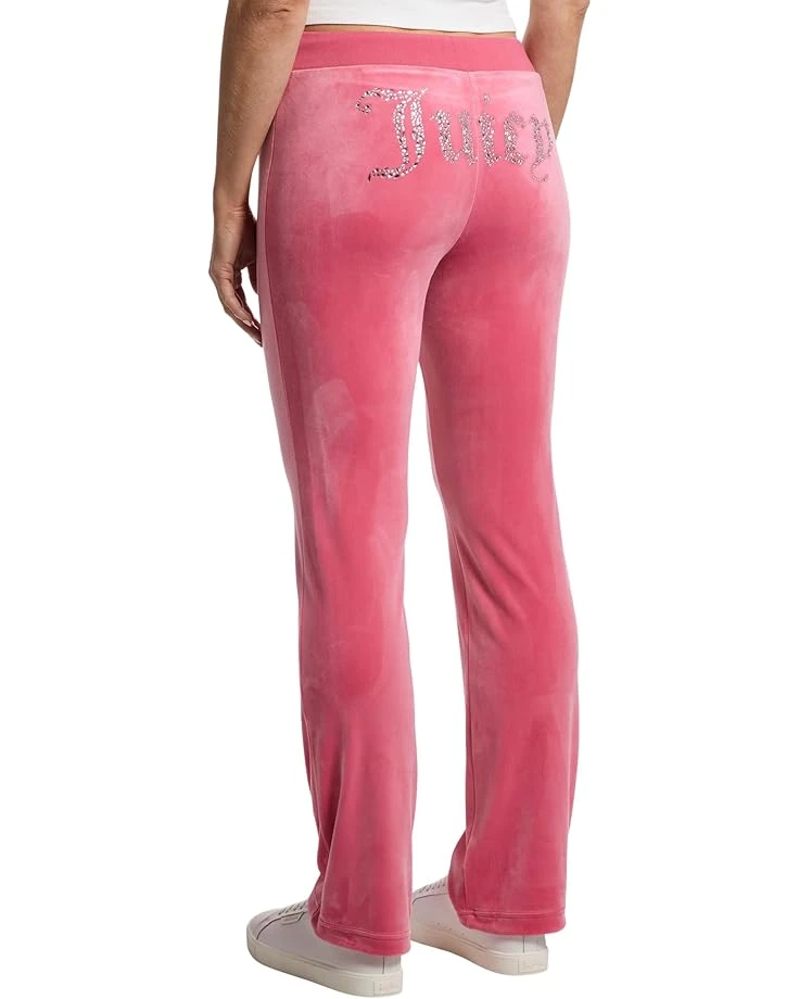 Juicy Couture Luxe Velour Rib Waist Velour Pants with Mixed Ston 5 Juicy Couture Luxe Velour Rib Waist Velour Pants with Mixed Ston - Image 3