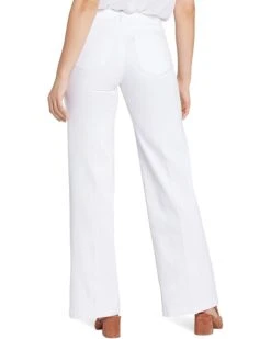 NYDJ Teresa Wide Leg Jeans in Optic White 7 NYDJ Teresa Wide Leg Jeans in Optic White -Shoe Vogue Shop 61gLJmqamfL. AC SR736920