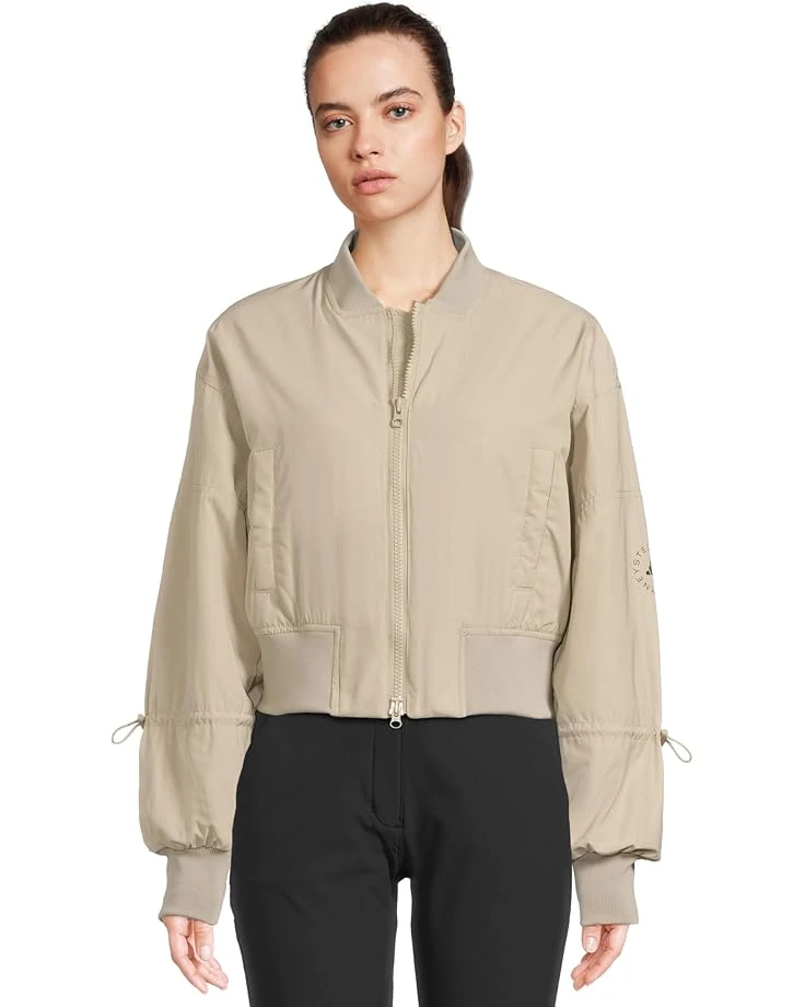 adidas by Stella McCartney Woven Bomber Cropped JF6029 | Coats & Outerwear 3 adidas by Stella McCartney Woven Bomber Cropped JF6029 | Coats & Outerwear