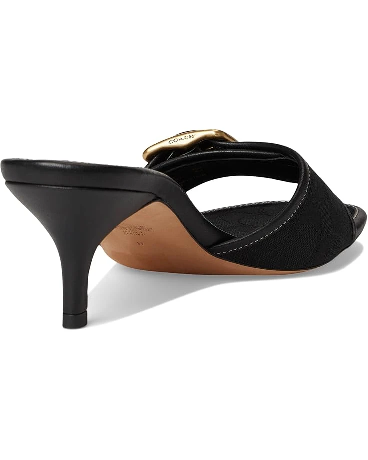 COACH Margot Sandals In Signature Textile Jacquard | Heels 7 COACH Margot Sandals In Signature Textile Jacquard | Heels - Image 5