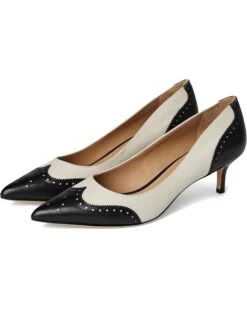 Lauren Ralph Lauren Adrienne Leather Wingtip Pumps | Heels