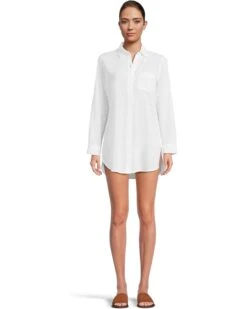 Tommy Bahama Shoreline Cotton Boyfriend Shirt | Swimwear -Shoe Vogue Shop 61mpHP9oQRL. AC SR736920