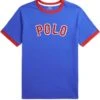 Polo Ralph Lauren Kids Baseball-Logo Cotton Jersey Tee (Big Kid) | Shirts & Tops