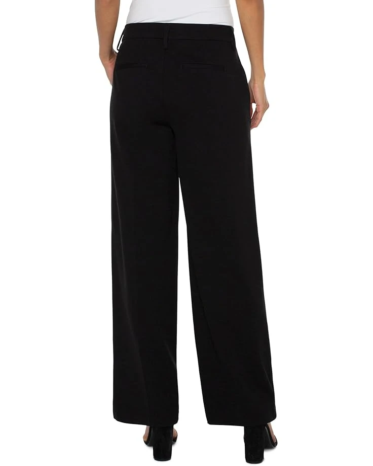 Liverpool Los Angeles Petite Kelsey Knit Wide Leg Trouser | Pants 4 Liverpool Los Angeles Petite Kelsey Knit Wide Leg Trouser | Pants - Image 2