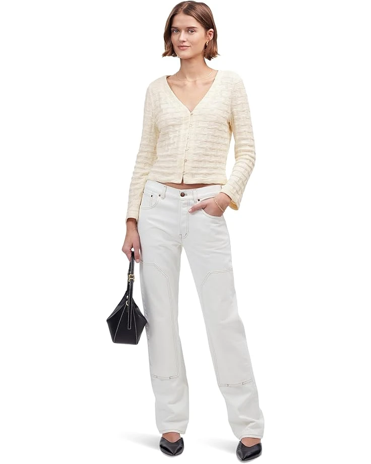 Madewell Long Sleeve Basketweave Sweater Hole | Shirts & Tops 6 Madewell Long Sleeve Basketweave Sweater Hole | Shirts & Tops - Image 4