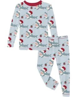 Kickee Pants Kids Print Long Sleeve Pajama Set (Toddler/Little Kids/Big Kids) | Sleepwear 19 Kickee Pants Kids Print Long Sleeve Pajama Set (Toddler/Little Kids/Big Kids) | Sleepwear -Shoe Vogue Shop 61oLgxB9XeL. AC SR736920