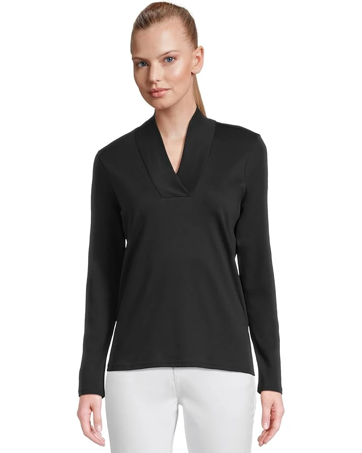 L.L.Bean Pima Shawl Long-Sleeve Cotton Tee | Shirts & Tops 3 L.L.Bean Pima Shawl Long-Sleeve Cotton Tee | Shirts & Tops