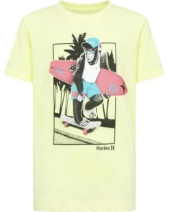 Hurley Kids Monkey See Graphic T-Shirt (Little Kid) | Shirts & Tops