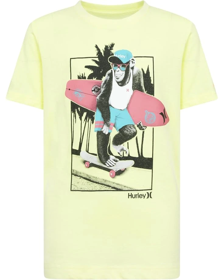 Hurley Kids Monkey See Graphic T-Shirt (Big Kid) | Shirts & Tops 3 Hurley Kids Monkey See Graphic T-Shirt (Big Kid) | Shirts & Tops
