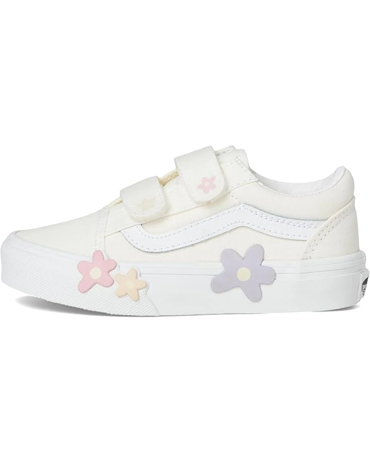 Vans Kids Old Skool V Flower (Little Kid) | Sneakers & Athletic Shoes 6 Vans Kids Old Skool V Flower (Little Kid) | Sneakers & Athletic Shoes - Image 4