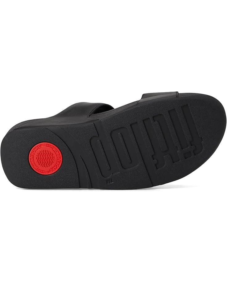 FitFlop Lulu Leather Slides | Heels 5 FitFlop Lulu Leather Slides | Heels - Image 3