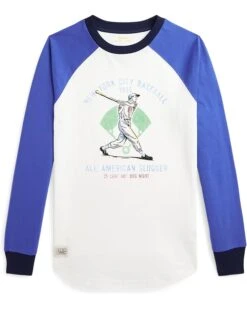 Polo Ralph Lauren Kids Baseball-Print Cotton Jersey Tee (Big Kid) | Shirts & Tops 7 Polo Ralph Lauren Kids Baseball-Print Cotton Jersey Tee (Big Kid) | Shirts & Tops -Shoe Vogue Shop 61t 3oTsXPL. AC SR736920