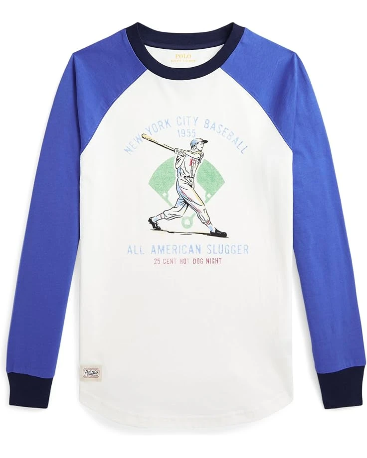 Polo Ralph Lauren Kids Baseball-Print Cotton Jersey Tee (Big Kid) | Shirts & Tops 5 Polo Ralph Lauren Kids Baseball-Print Cotton Jersey Tee (Big Kid) | Shirts & Tops - Image 3