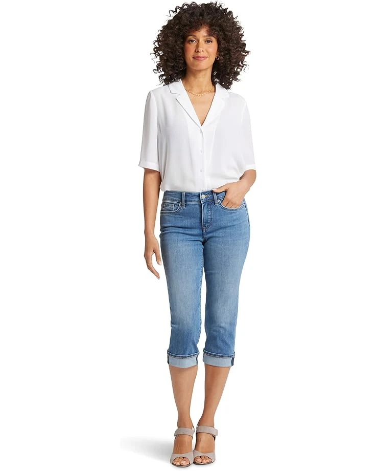 NYDJ Petite Marilyn Crop in Water Canyon | Jeans 3 NYDJ Petite Marilyn Crop in Water Canyon | Jeans