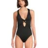 BECCA Color Code Iris Twist Front Plunge One Piece | Swimwear -Shoe Vogue Shop 61uwxmhmmL. AC SR736920