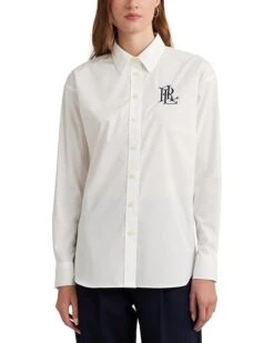 Lauren Ralph Lauren Petite Kotta Long Sleeve Button Front Shirt | Shirts & Tops