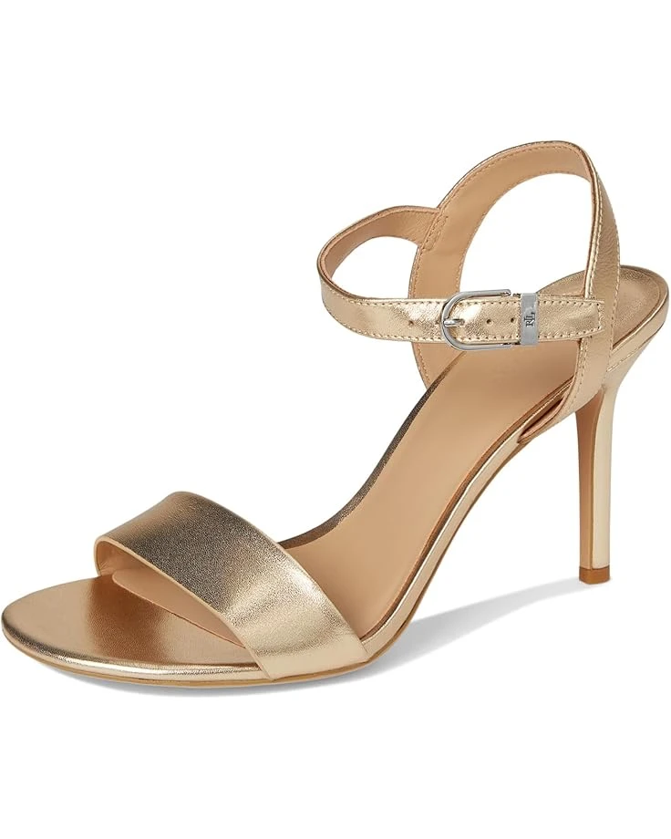 Lauren Ralph Lauren Gwen Metallic Nappa Leather Sandals | Heels 9 Lauren Ralph Lauren Gwen Metallic Nappa Leather Sandals | Heels - Image 7