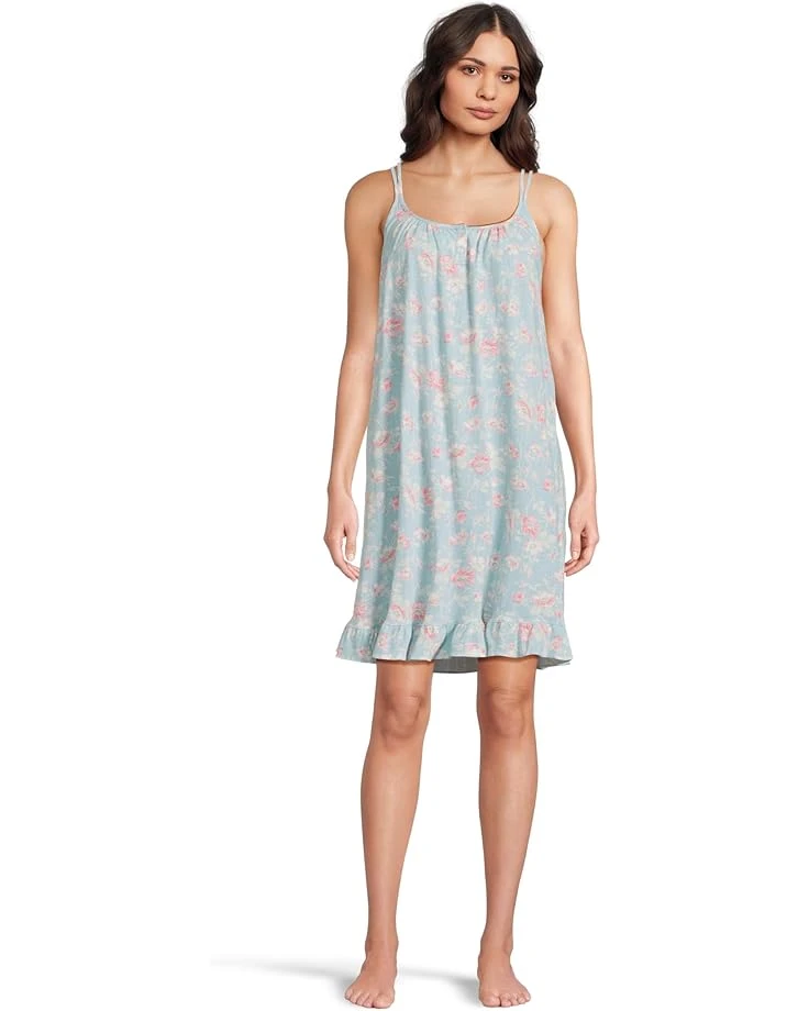 Lauren Ralph Lauren Double Strap Short Knit Gown | Sleepwear 3 Lauren Ralph Lauren Double Strap Short Knit Gown | Sleepwear