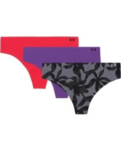 Under Armour Seamless Thong - 3 PK Printed | Underwear & Intimates -Shoe Vogue Shop 61xUg8chdQL. AC SR736920