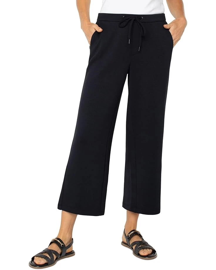 Liverpool Los Angeles Plush Comfort Knit Pull On Wide Leg Crop Trouser | Pants 4 Liverpool Los Angeles Plush Comfort Knit Pull On Wide Leg Crop Trouser | Pants - Image 2