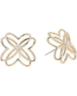 Lilly Pulitzer Lp Logo Pearl Stud Earrings