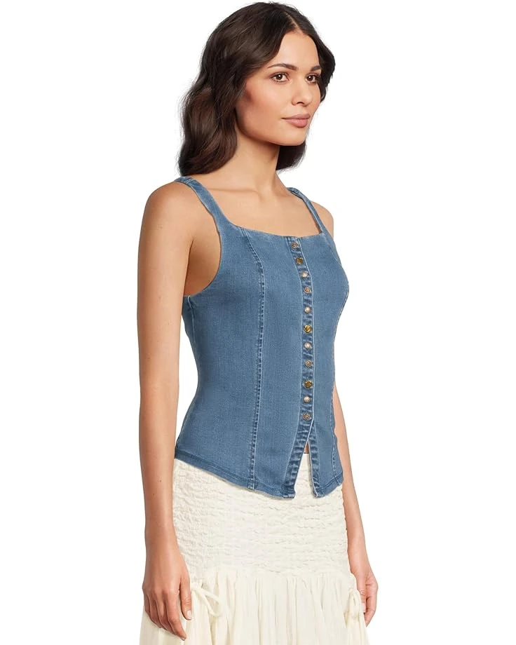 Free People A Moment In Time Denim Vest | Coats & Outerwear 4 Free People A Moment In Time Denim Vest | Coats & Outerwear - Image 2