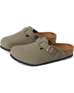Birkenstock Kids Boston - Birkibuc (Toddler/Little Kid/Big Kid) | Slippers -Shoe Vogue Shop 710cRGnxExL. AC SR736920