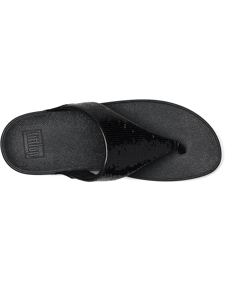 FitFlop Lulu Sequin Toe-Post Sandals 4 FitFlop Lulu Sequin Toe-Post Sandals - Image 2