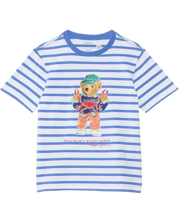 Polo Ralph Lauren Kids Polo Bear Striped Cotton Jersey Tee (Toddler/Little Kid) | Shirts & Tops 3 Polo Ralph Lauren Kids Polo Bear Striped Cotton Jersey Tee (Toddler/Little Kid) | Shirts & Tops