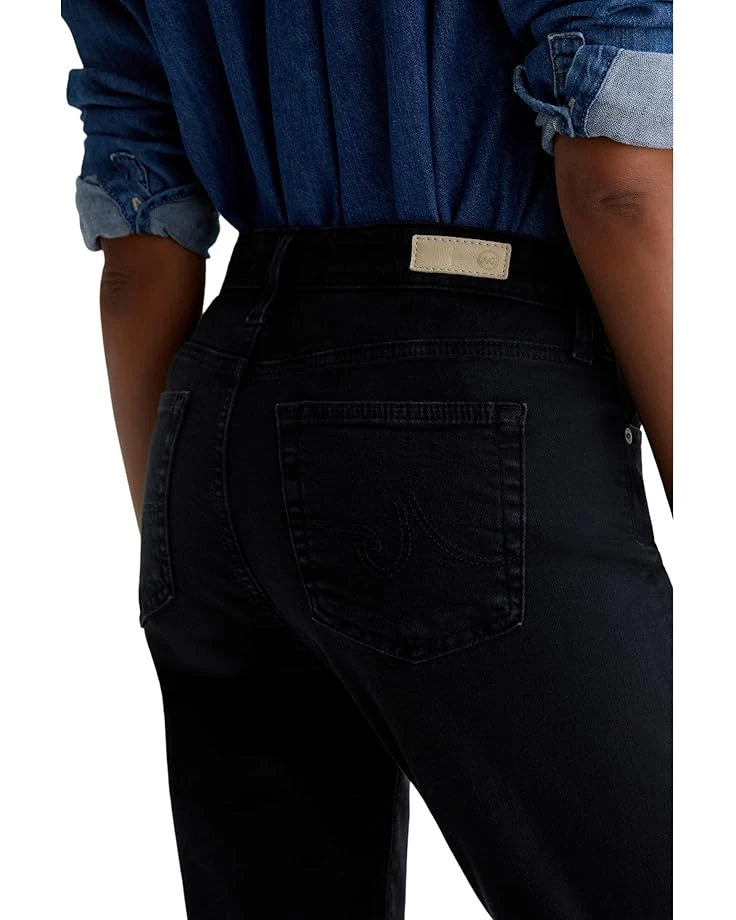 AG Jeans Mari Mid Rise Slim Straight Crop Jeans in Sulfur Black 7 AG Jeans Mari Mid Rise Slim Straight Crop Jeans in Sulfur Black - Image 5