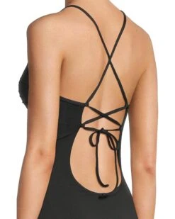 BECCA Colette Clare Crochet Flower Plunge One Piece | Swimwear 9 BECCA Colette Clare Crochet Flower Plunge One Piece | Swimwear -Shoe Vogue Shop 713Ww85Fe7L. AC SR736920